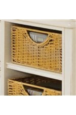 Detail of Wicker Pullout Drawer