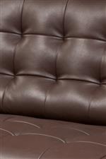 Buttonless Tufting on Seat and Back Cushions