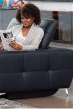 Independently Adjustable Power Reclining and Headrest Mechanisms Allow You to Relax in Any Position
