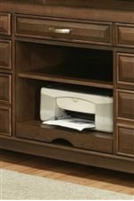 Pull-Out Printer Storage