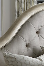 Luxurious Tufting on Upholstered Headboard
