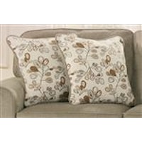 Colorful Leaf Motif on Accent Pillows