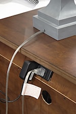 Outlets Conveniently Located on the Back of Night Stand