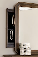 Functional features like jewelry storage and outlets add everyday utility