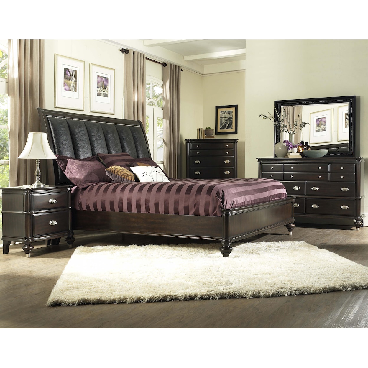 Avalon Furniture Dundee Place King Bedroom Group