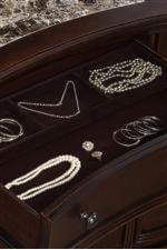 Felt lined jewelry drawer
