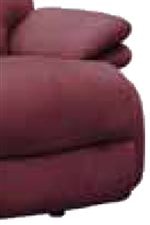 Pillow Topped Arms and Pad Over Chaise Footrests Create Casual Styled Furniture Comfort