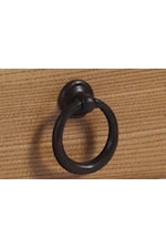 Ring Pull Hardware in Aged Bronze Finish