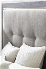 Tufted Headboard Adds Sophistication