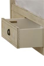 Drawers on Bed Adds Extra Storage Space