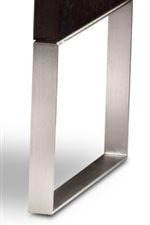 Satin-Nickel Finished Steel Legs