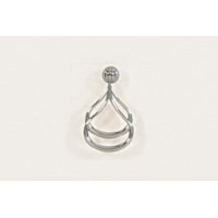 Dangling Drawer Pulls in Polished Nickel Finish