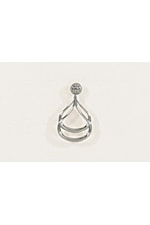 Dangling Drawer Pulls in Polished Nickel Finish