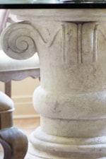 Cast Crushed Stone in an Oyster Finish Showcases Alludes to Classic Roman and Greek Architecture