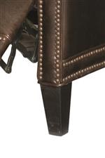 Exposed Wooden Block Leg