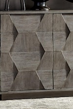 Faceted Wood Details (Shown), Geometric Angles, Bowed Fronts and Other Various Details Add Dimension