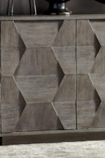 Faceted Wood Details (Shown), Geometric Angles, Bowed Fronts and Other Various Details Add Dimension