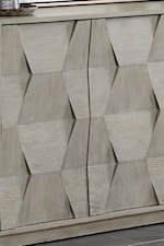 Faceted Wood Details (Shown), Geometric Angles, Bowed Fronts and Other Various Details Add Dimension