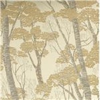 Tan Toned Fabric with a Nature Themed Print gives a Down-to-Earth Element to Contemporary Furniture Styles