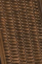 Rattan Weave Pattern Cast on Aluminum