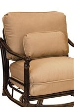 Plush Fabric Cushions with Welt Cords and Included Accent Pillows