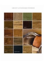 Additional Standard Finishes Shown in Painted, Weathered, Distressed and Natural Wood Styles