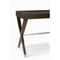 Detail of desk X stretcher