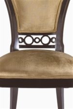 Upholstered chair detail