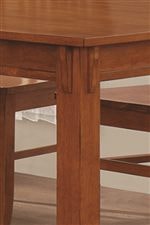 Clean Lines and Classic Square Legs