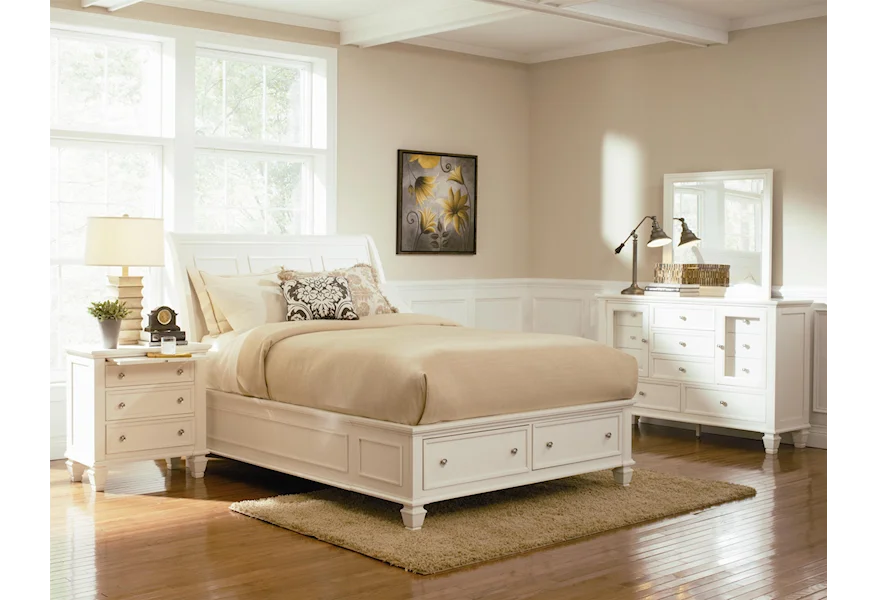 Sandy Beach King Bedroom Group by Coaster at Nassau Furniture and Mattress