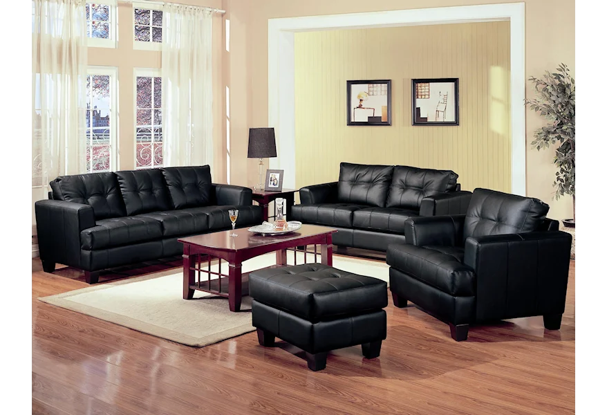 Samuel Stationary Living Room Group by Coaster at Carolina Direct