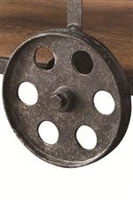 Gear Styled Wheels for Industrial Flair