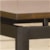 Black and Gold Metal Frame with Warm Brown Birch Tops