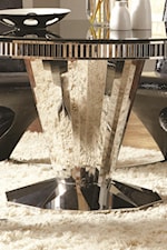 Fully Stainless Steel Table Base and Beveled Table Edge Profile