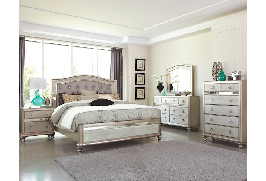 Bling Game Cal King Bedroom Group by Coaster at Z & R Furniture