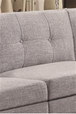 Button Tufted Back Cushions Add Classic Detail