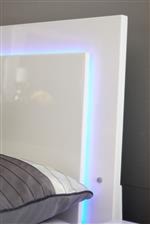 LED Light Built-in to the Headboard