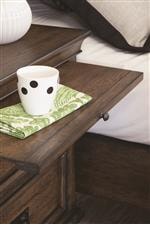 Pull Out Tray in Nightstand