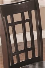 The Intricately Designed Back Gives this Chair a Delightful Decorative Look