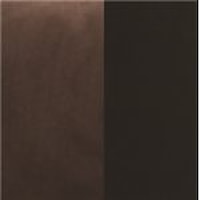 Chocolate Toned Microfiber Fabric Blends with a Dark Brown Leather-Like Vinyl for a Fresh, Urban Look