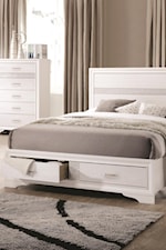 Storage Bed Footboard with Two Drawers
