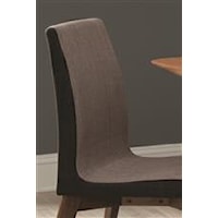 Dining Side Chair with Curved Back
