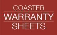 Coaster Warranty Sheet