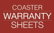 Coaster Warranty Sheet