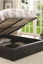 Storage Space Inside Lift Top Bed Frame