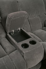Loveseat is Complete with Cupholders and A Handy Storage Compartment