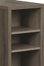 Shelving Provides Convenient Storage Space