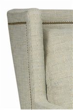 Square Back Sofa Wing with Nailhead Trim