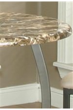 Faux Marble Round Pub Table Top