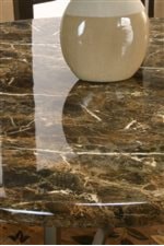 Faux Marble Chocolate Table Top